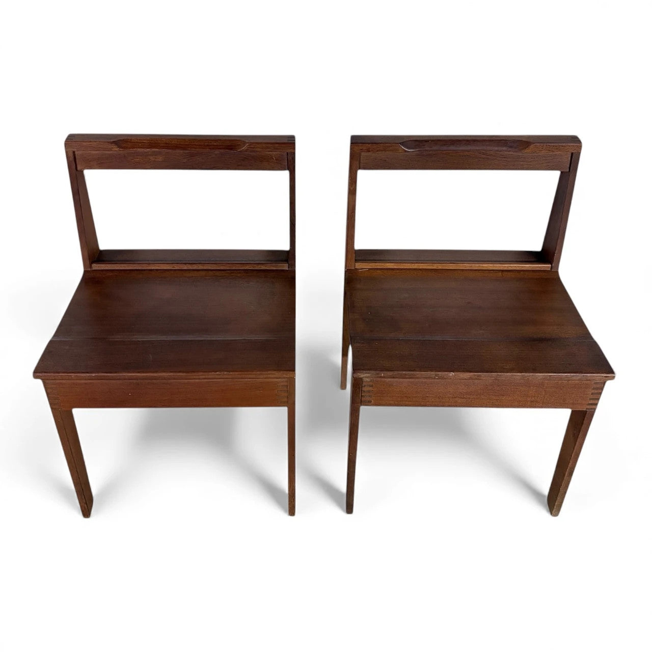 Gordon Russell–Inspired Coventry Teak Chairs – Mid-Century Modern Pair