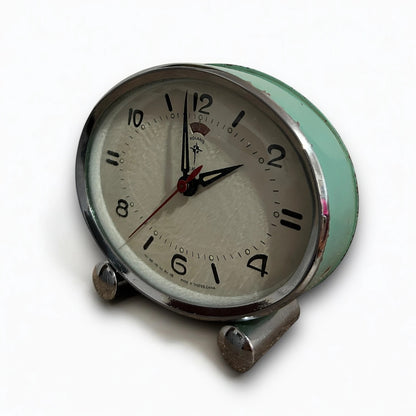 Vintage 1970s Polaris Blue Alarm Clock