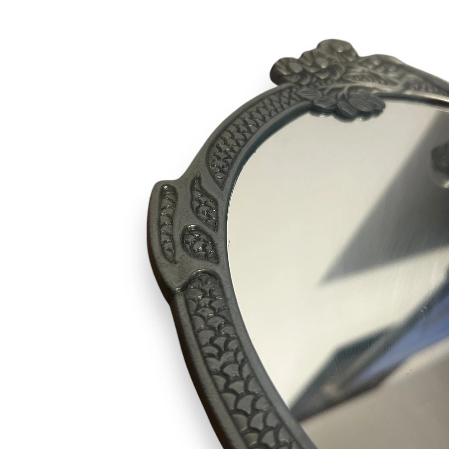 Vintage 1940s Art Nouveau Lady Mirror