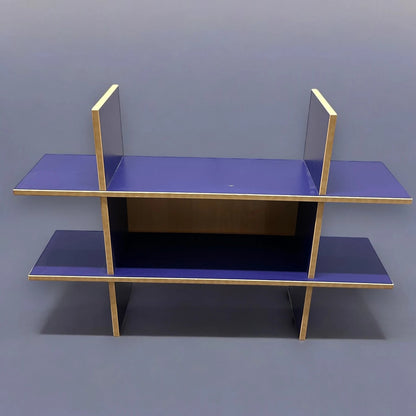 Vintage 90s IKEA Robin dark blue display shelf