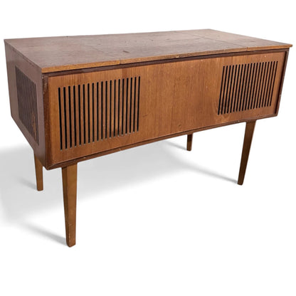 Mid Century Radiogram – Vintage Alba Radiogram Console With Turntable Cabinet