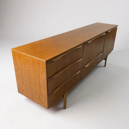 Mid-Century Modern Sutcliffe of Todmorden Teak Sideboard Cabinet Credenza