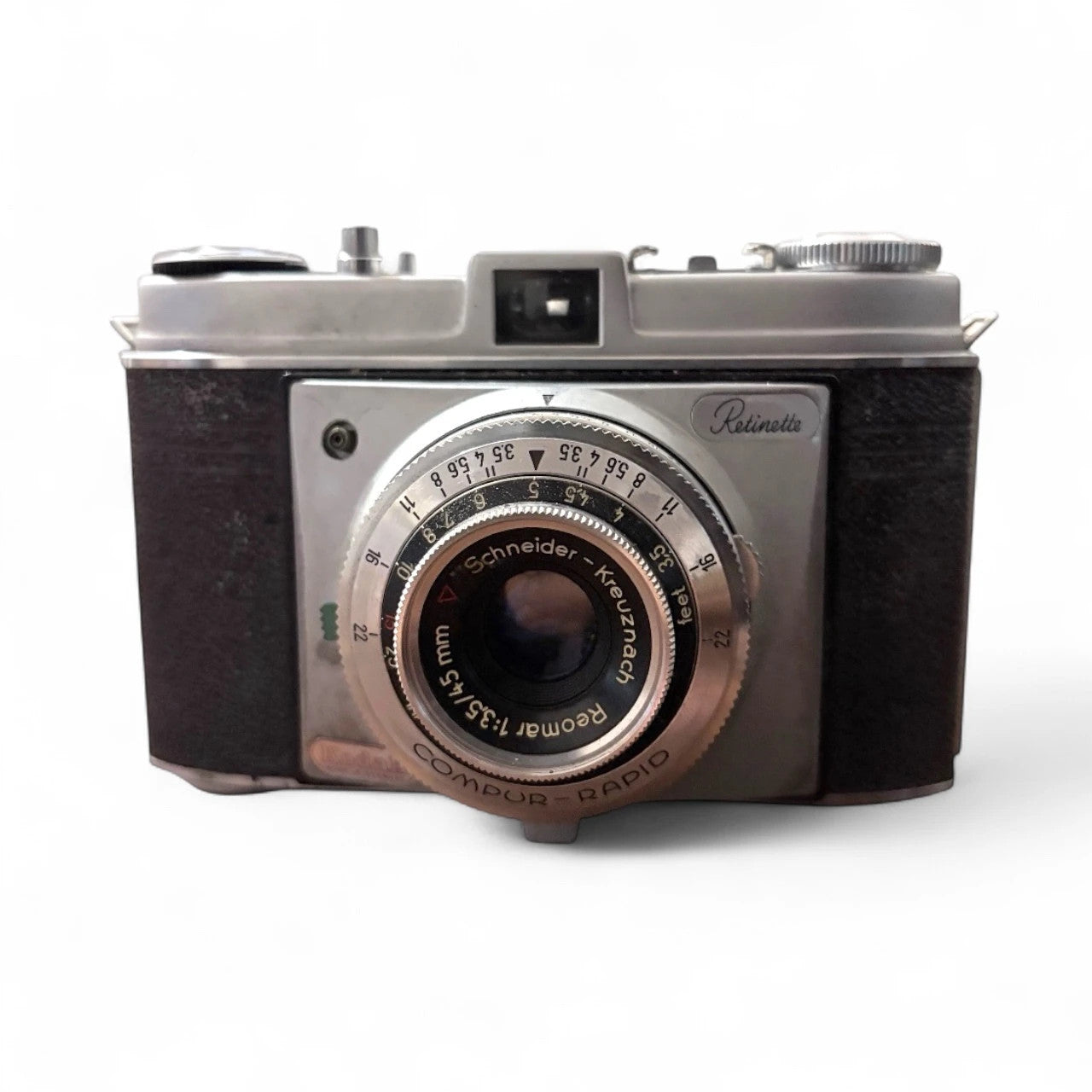 Vintage Kodak Retinette 35mm Camera | Schneider-Kreuznach Reomar 45mm Lens