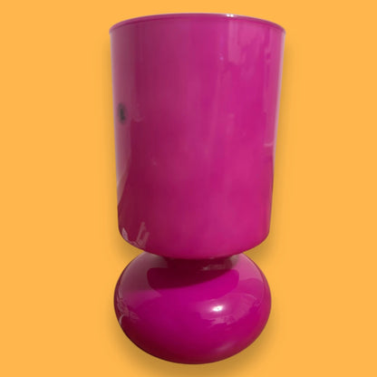 Vintage IKEA Pink Lykta Glass Lamp