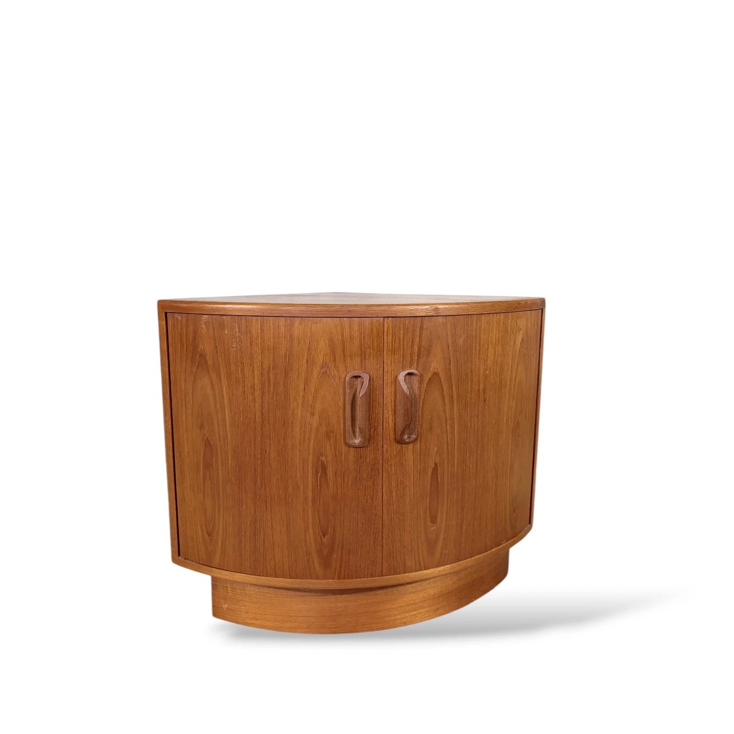 G Plan Teak Corner Bedside Cabinet | Mid-Century Modern Corner Unit