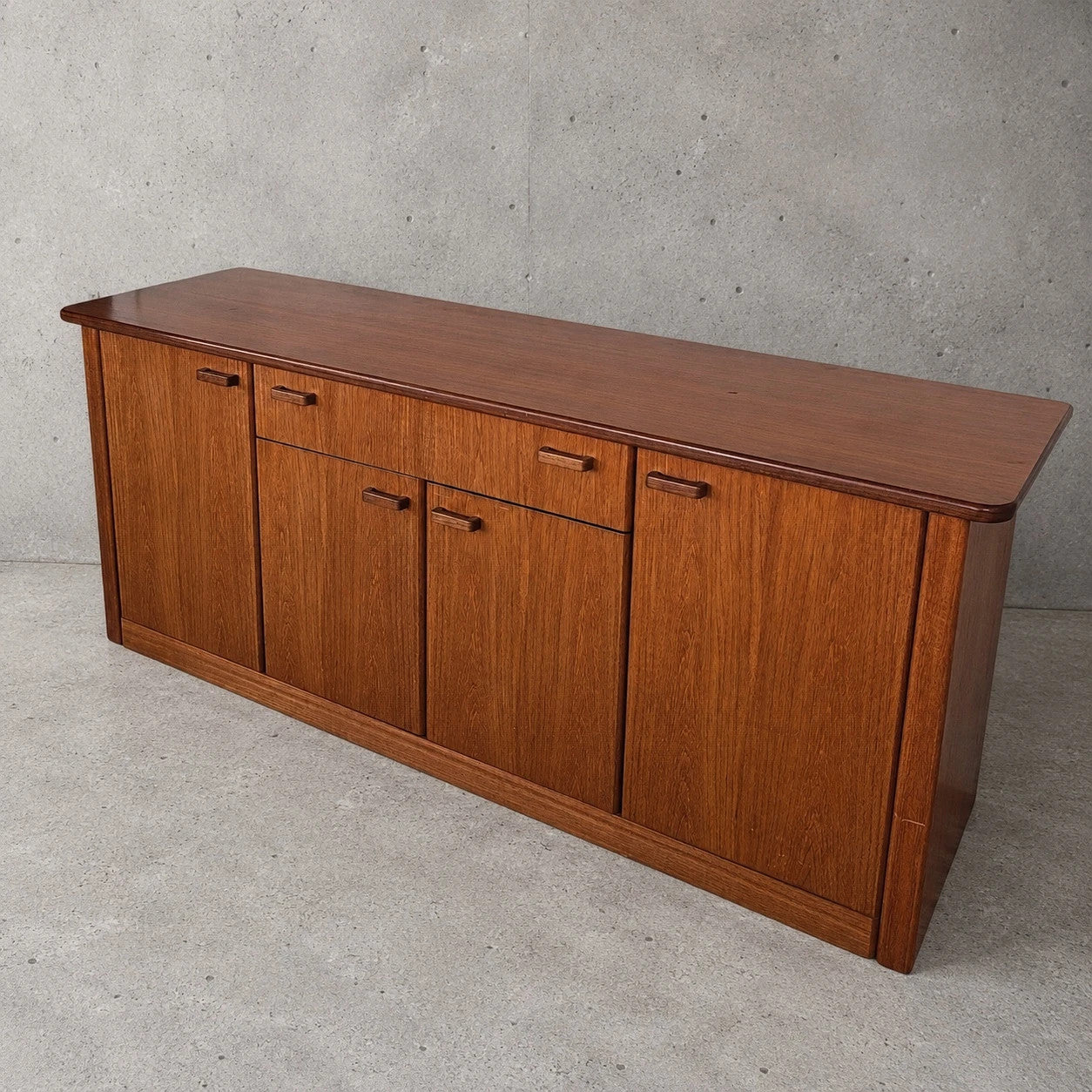 Mid Century G Plan Teak Low Sideboard Credenza Cabinet