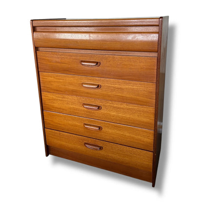 Mid Century Modern William Lawrence Tallboy Chest of Drawers