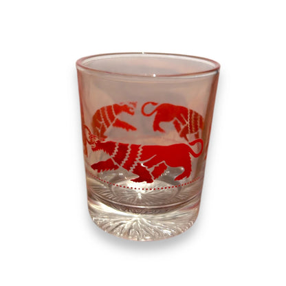 Vintage 80s Red Bull Shot Glass