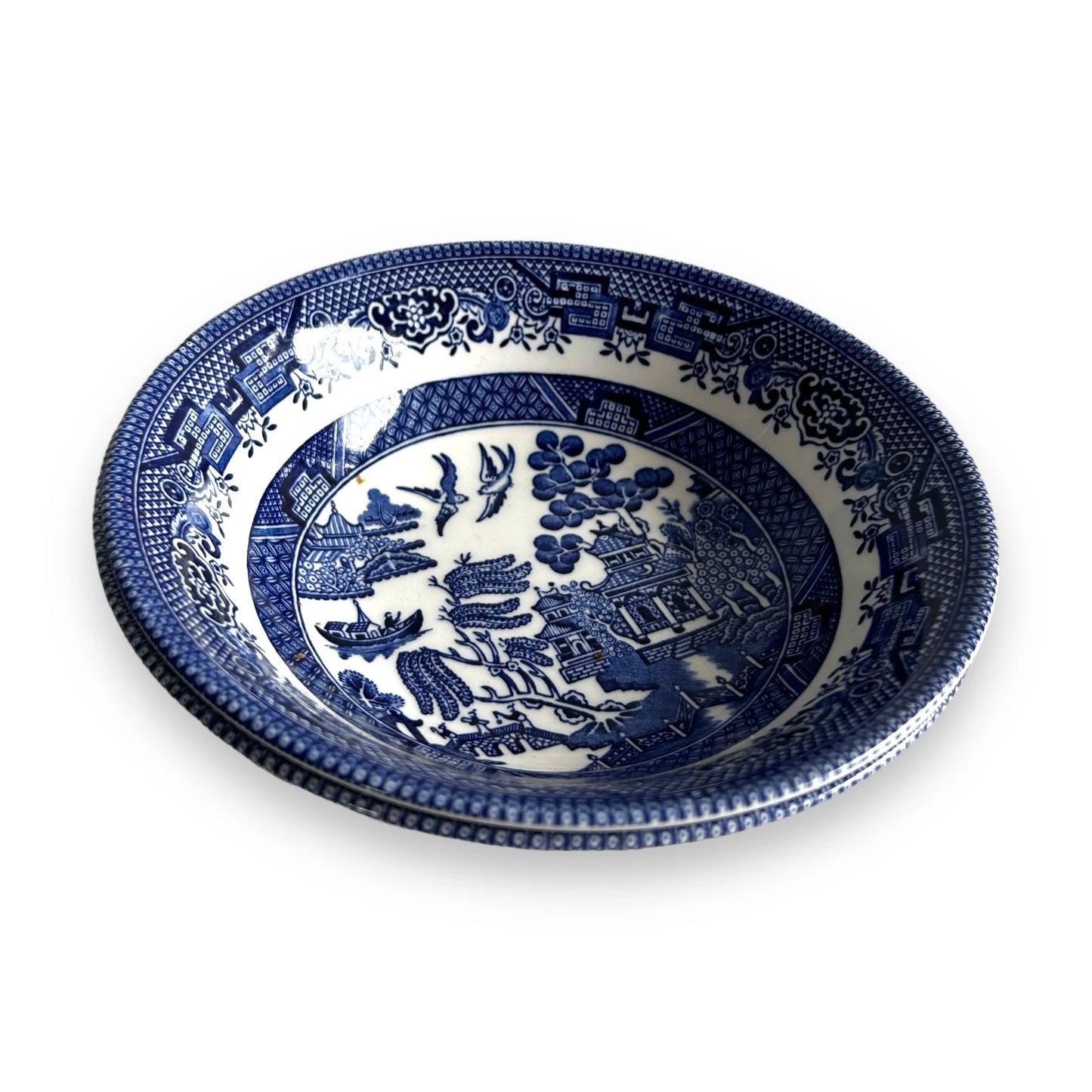 Vintage Churchill Made in England Blue and White Bowls
