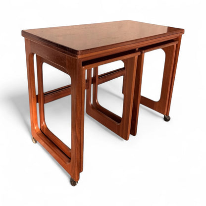 Vintage McIntosh Metamorphic Nest of Tables – Mid-Century Teak