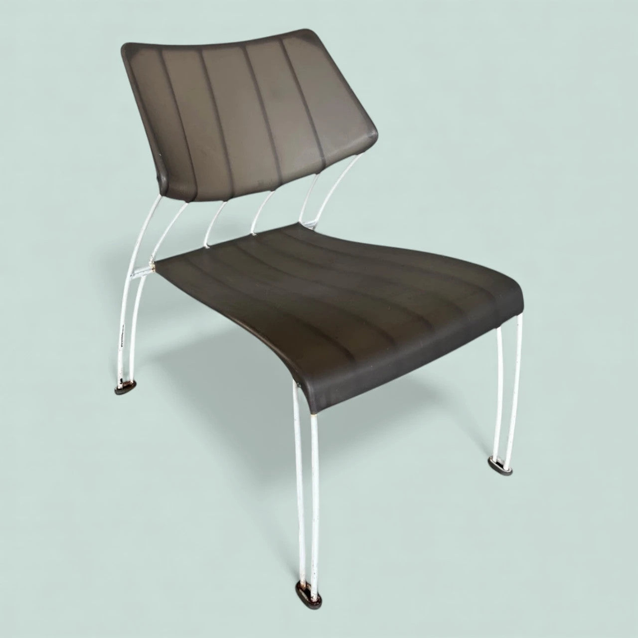 Ikea PS Hasslo Chair – Vintage 1990s Scandinavian Furniture With White Metal Legs — view 2
