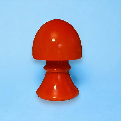 Mid Century Danish Holmegaard Orange Mushroom Lamp