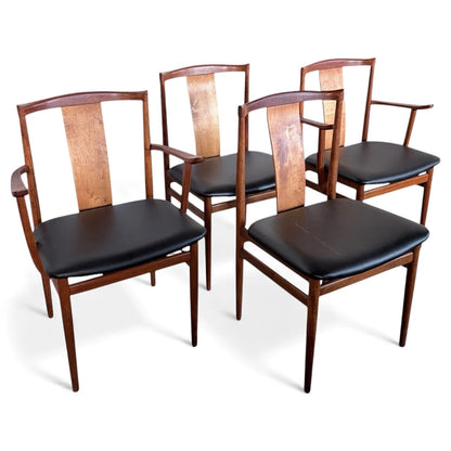 Danish Teak Dining Chairs Set of Four – Henning Sørensen Mid Century Design