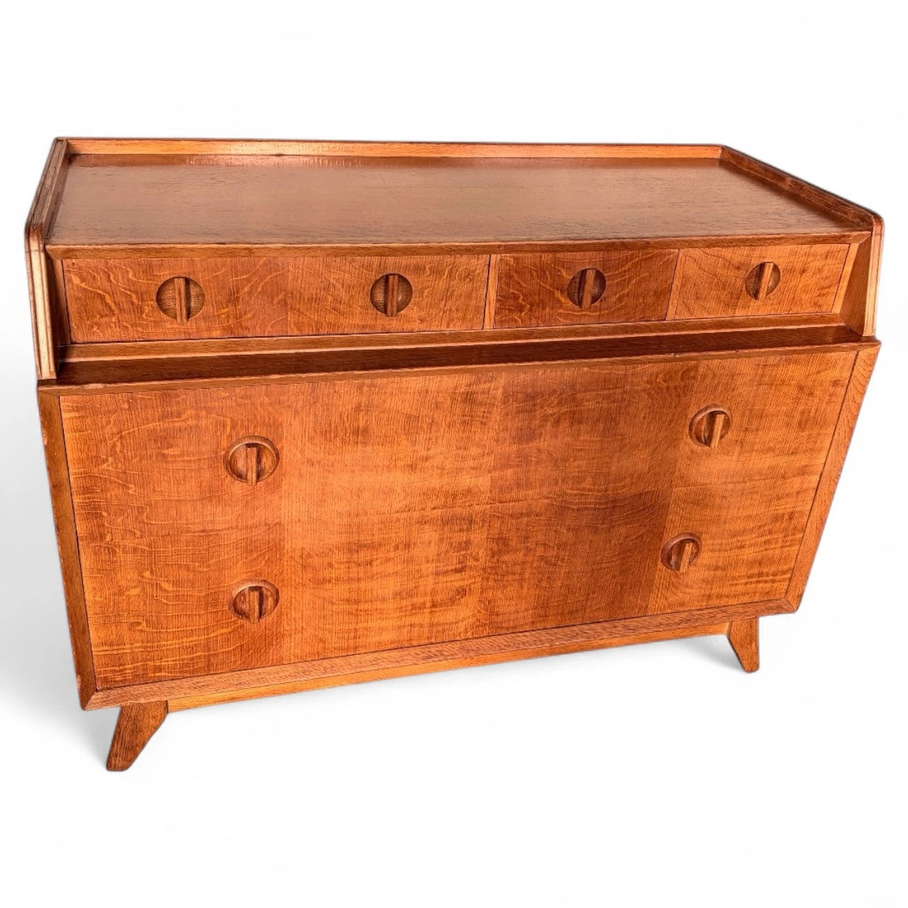 Vintage White & Newton Sideboard – Compact Mid-Century Oak Credenza