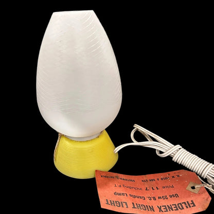 Vintage 1940s Egg Shaped Night Light Table Lamp
