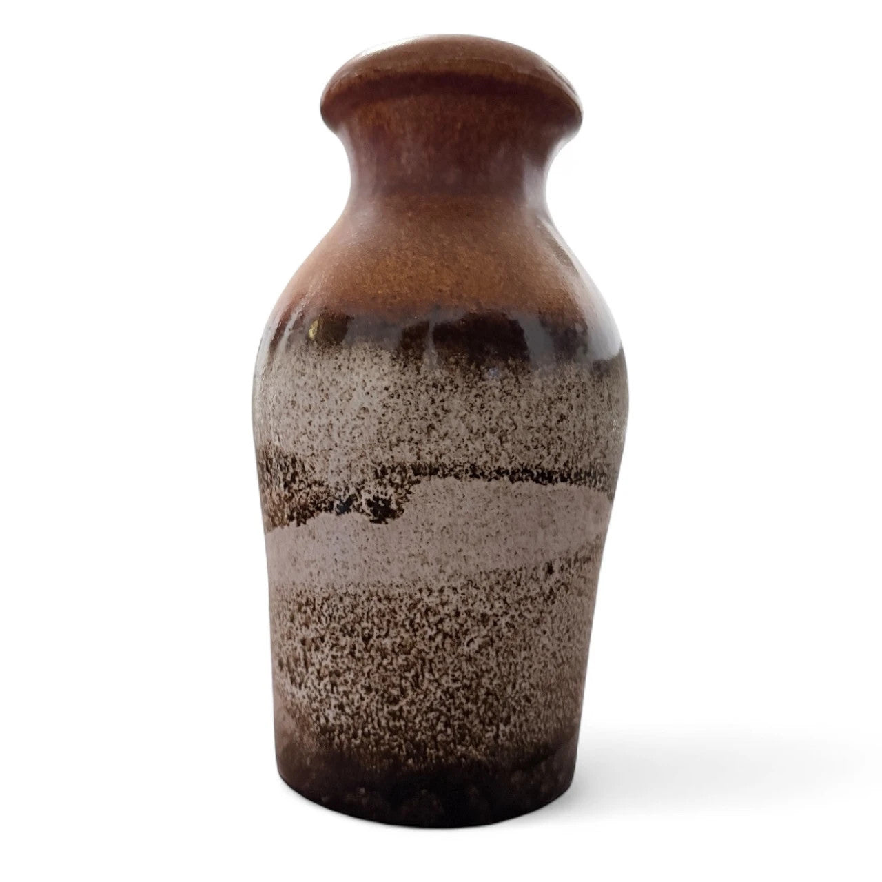 Vintage West German Pottery Vase | 1970s Fat Lava Glaze | Mid-Century