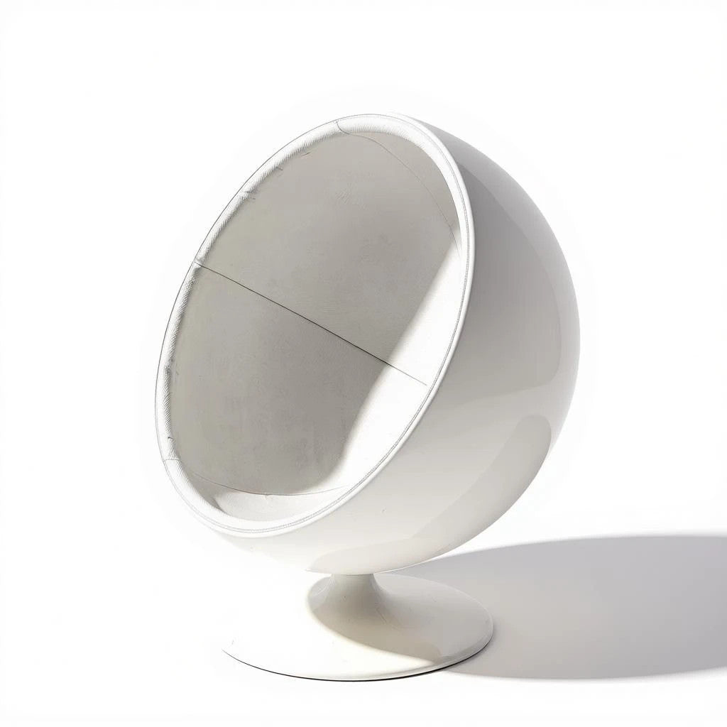1980s Ball Chair in the Style of Eero Aarnio – Mid-Century Modern Inspired Space Age Design