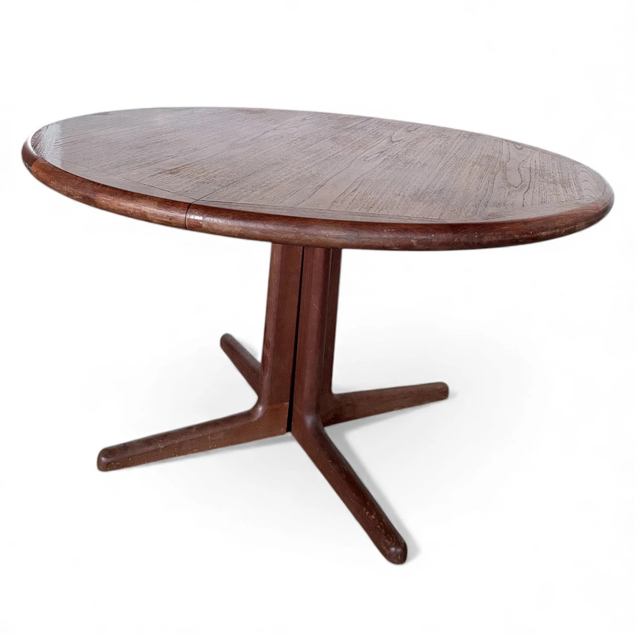 Laurits M. Larsen Danish Teak Dining Table – Mid-Century Modern Round Table