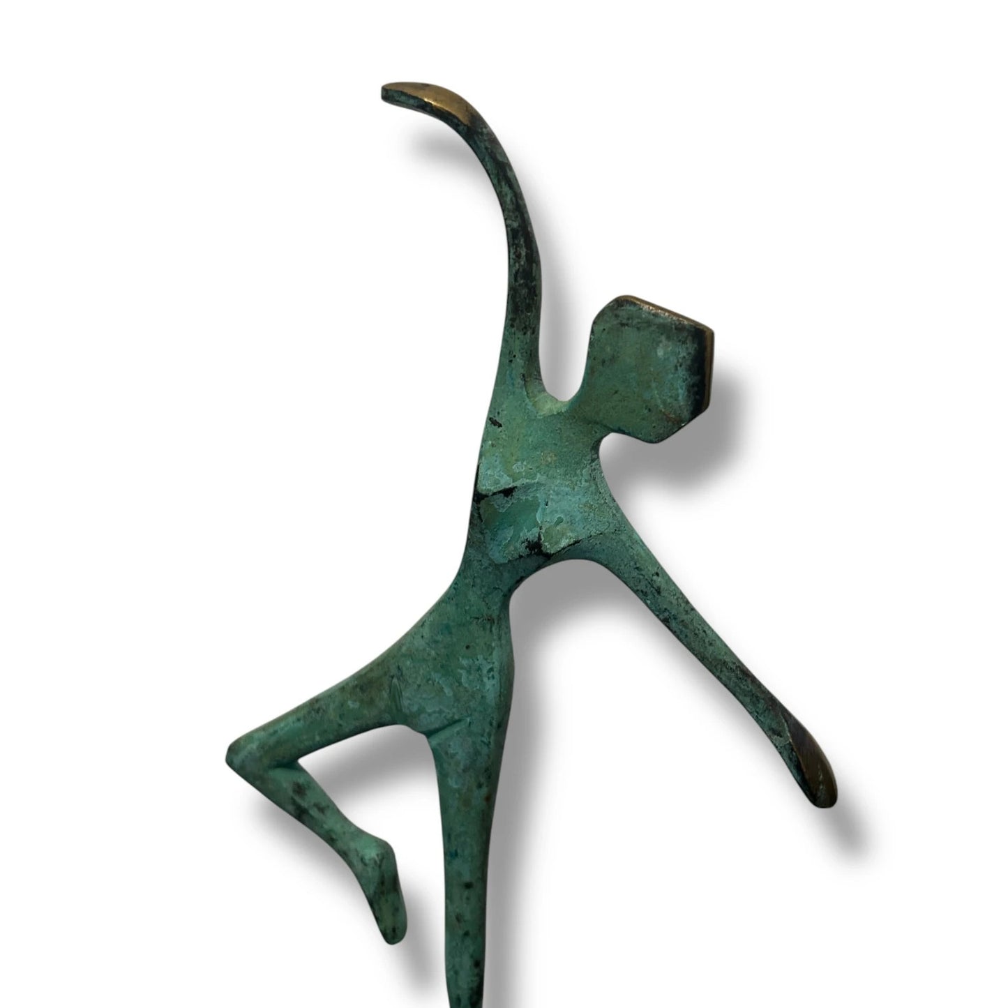 Mid Century Bronze Contemporary Ballet Dancer Sculpture