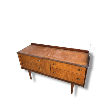 Mid Century Modern Homeworthy Teak Sideboard Cabinet