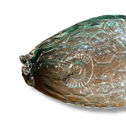 Mid Century Smoked Glass Art Fish