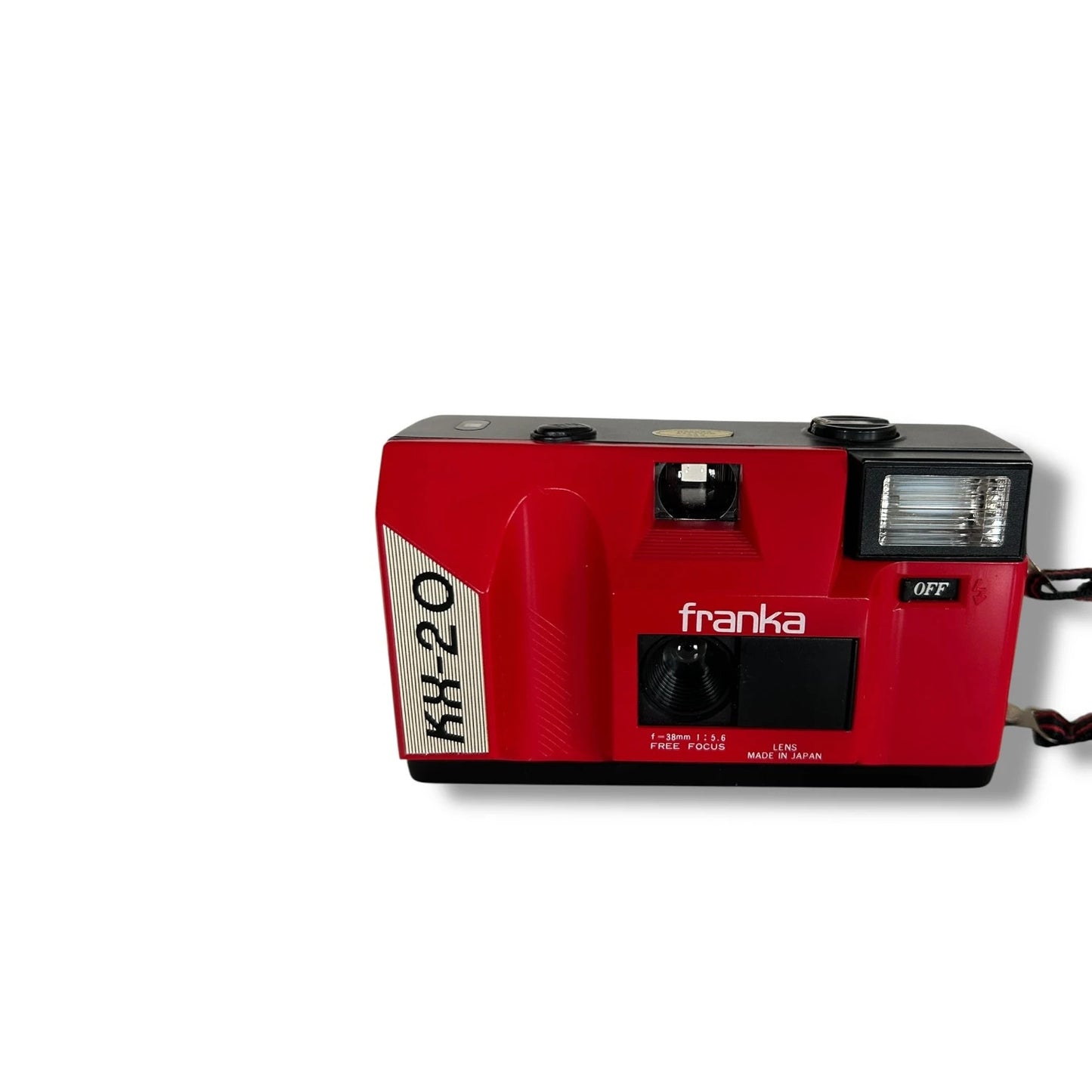 Vintage Franka KH-20 35mm Film Camera – 1980s Red Retro Point-and-Shoot