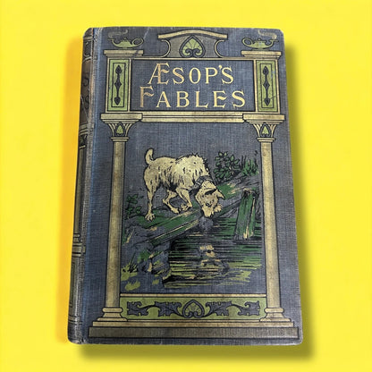 Vintage Aesop fables hardback book