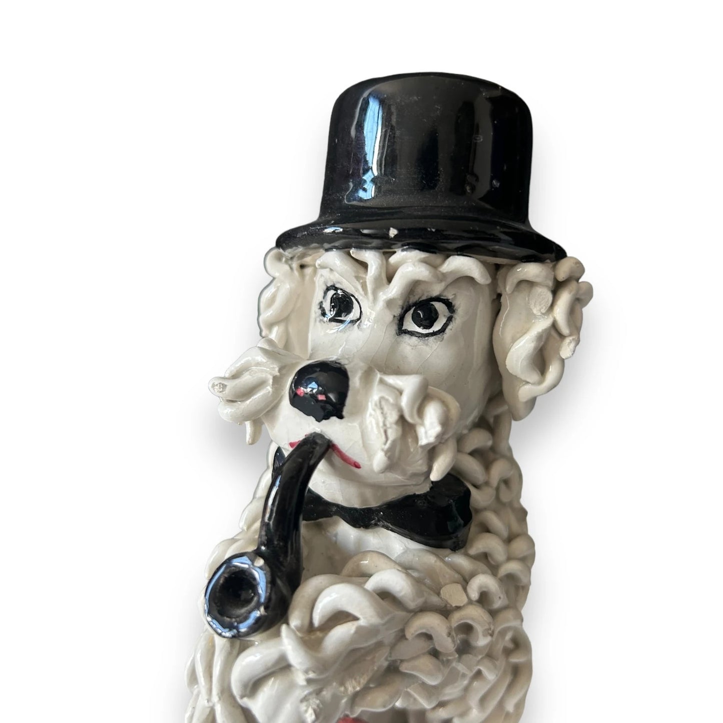 Vintage 1960s Italian Spaghetti Poodle Sculpture