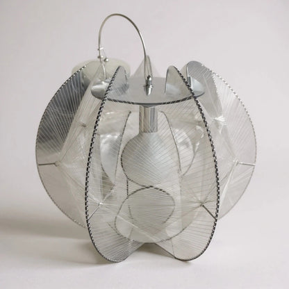 Vintage Paul Secon for Sompex Pendant Lamp – 1960s Nylon String Space Age Sputnik Light