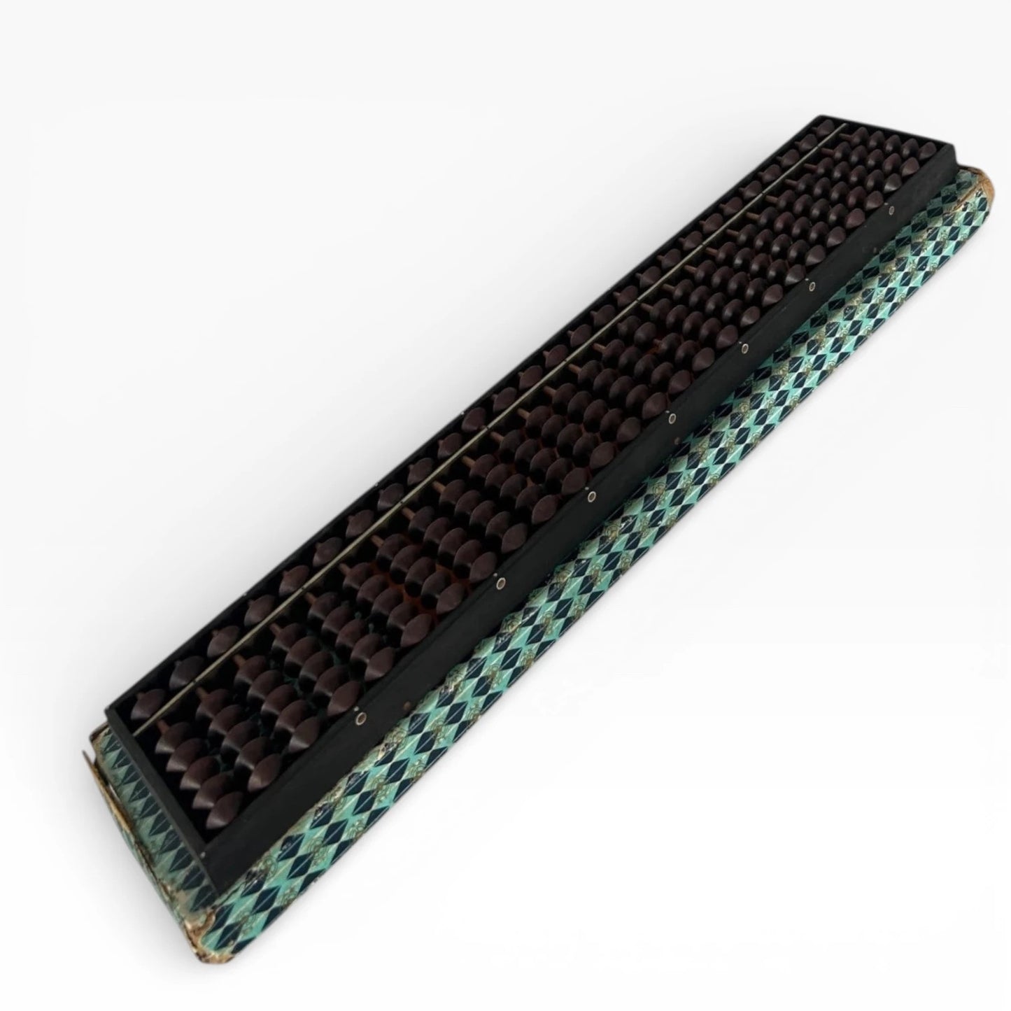 Japanese Soroban Abacus – Authentic Traditional Wooden Bead Calculator with Original Case