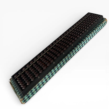 Japanese Soroban Abacus – Authentic Traditional Wooden Bead Calculator with Original Case