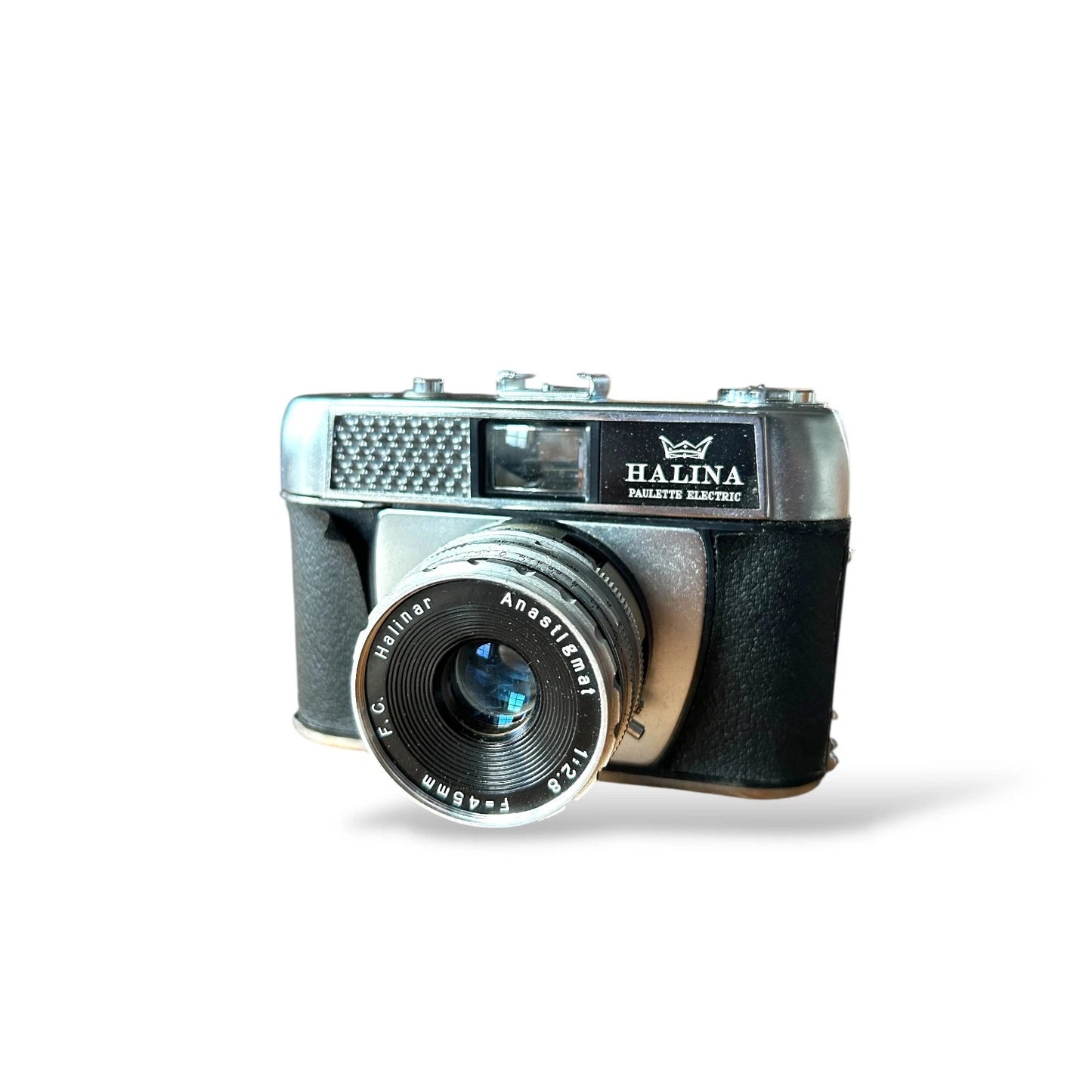 Halina Paulette Electric 35mm Film Camera – Vintage 1960s Rangefinder Style