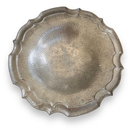 Art Nouveau Musical Pewter Dish