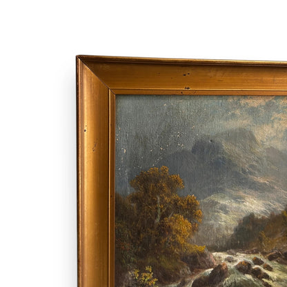 Vintage 1920s Frank Hider Victoria Era Nature Oil Painting