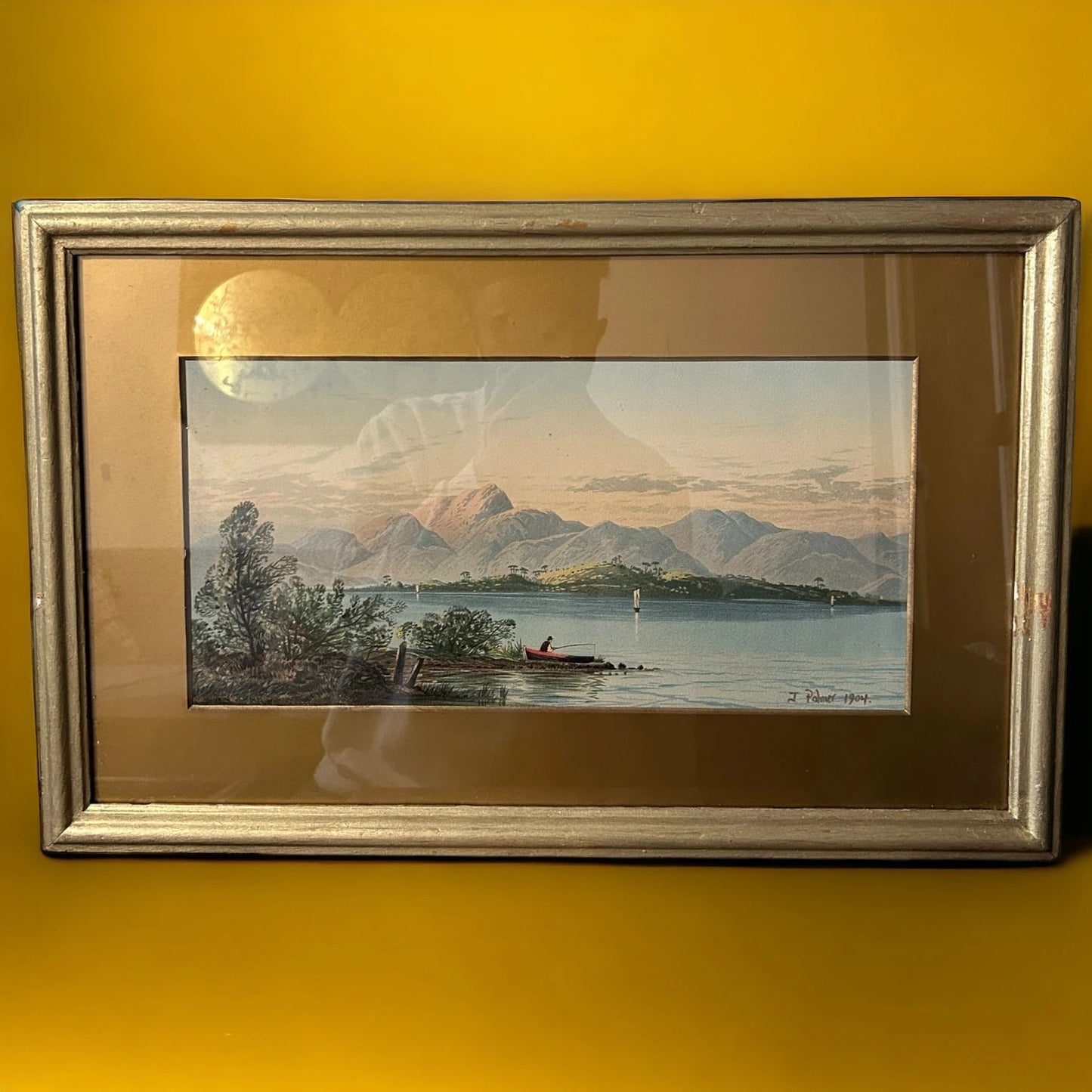 Vintage 1904 Nature Oil Painting