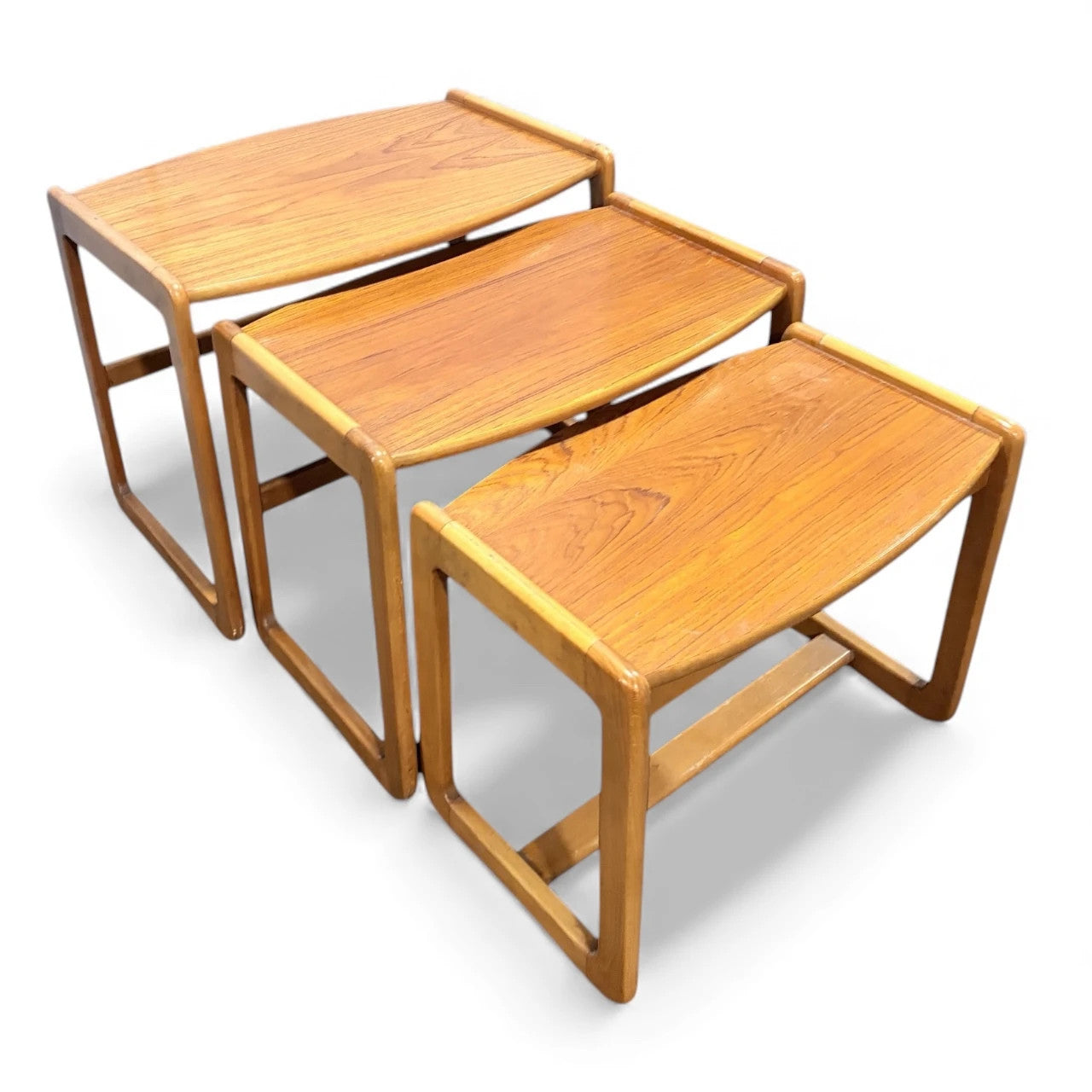 Swedish Mid-Century Teak Nest of Tables — view 2