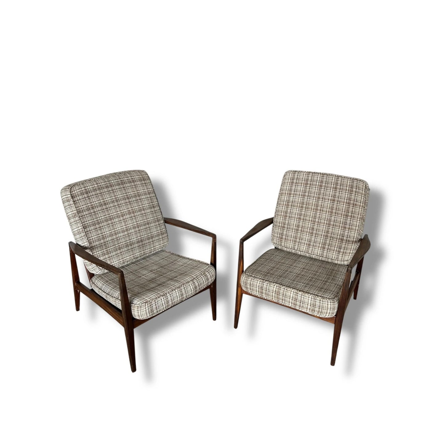 Pair of Mid Century Guy Rogers Chairs | Vintage 1960s British Armchairs