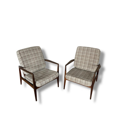 Pair of Mid Century Guy Rogers Chairs | Vintage 1960s British Armchairs
