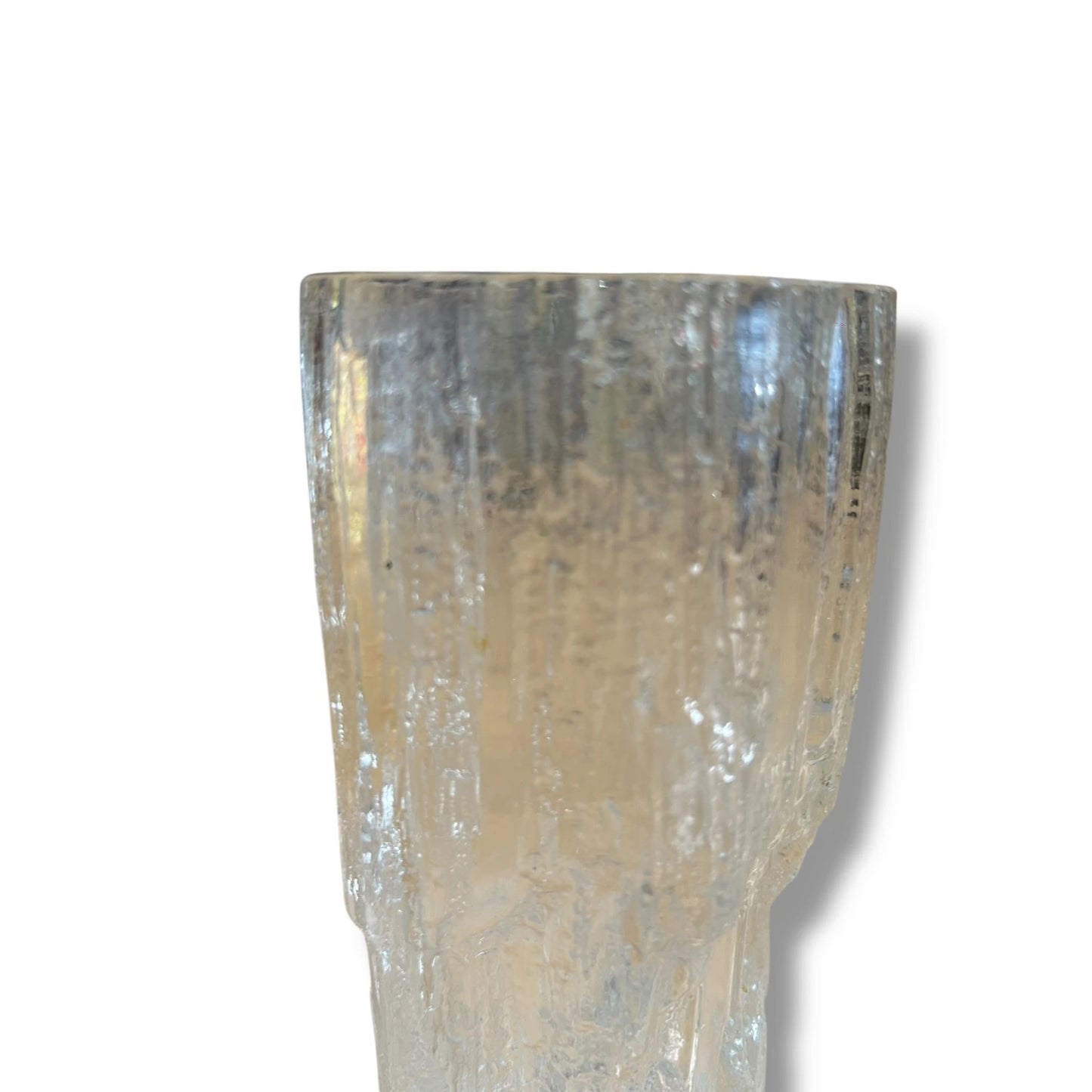 Mid Century Modern Finnish Tapio Wirkkala Ice Glass Vase