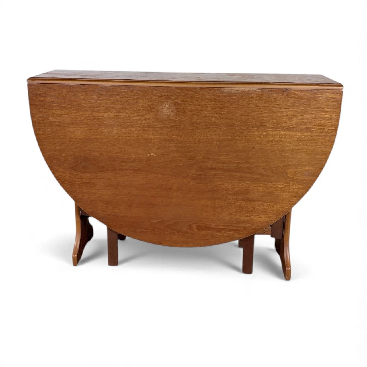 McIntosh Teak Drop-Leaf Dining Table – Mid-Century Folding Table