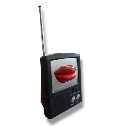 Vintage 1990s Talking FM Novelty Radio – Lips Mouth Animation