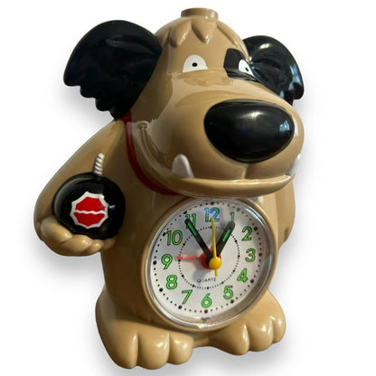 Vintage 1960s Wacky Races Muttley Dog Alarm Clock