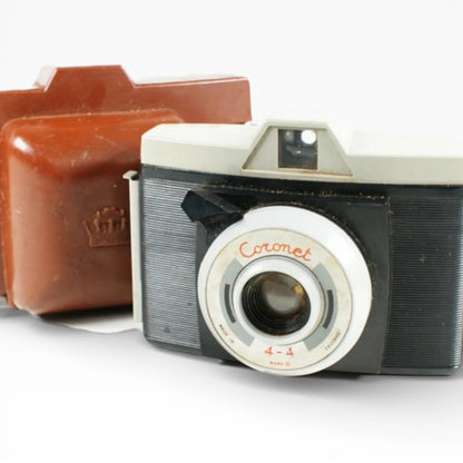Coronet 4-4 Film Camera – 1960s Vintage SLR with Original Camera Case