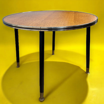 Mid Century Formica Round Table