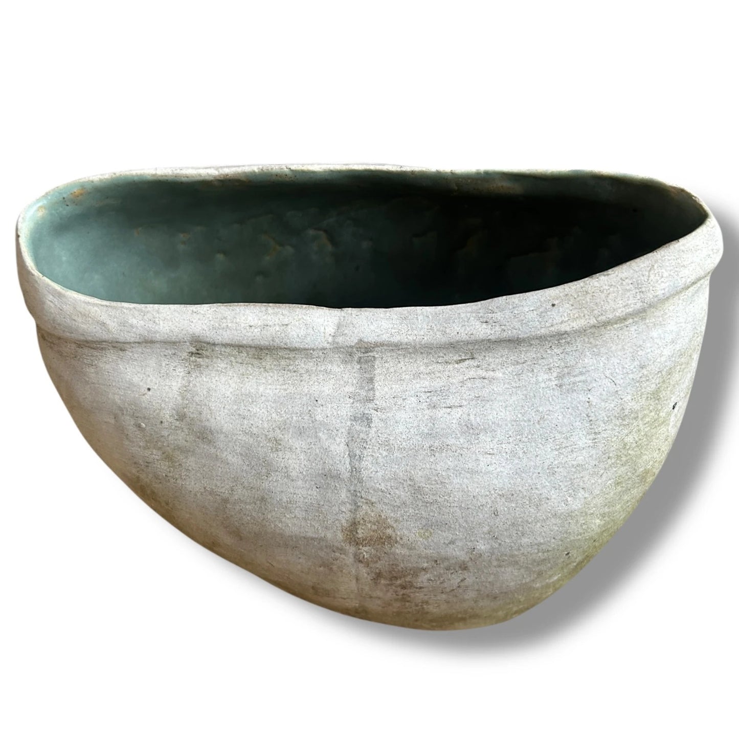 Vintage Studio Pottery Wide Plant Pot by Averil Ainley — view 2