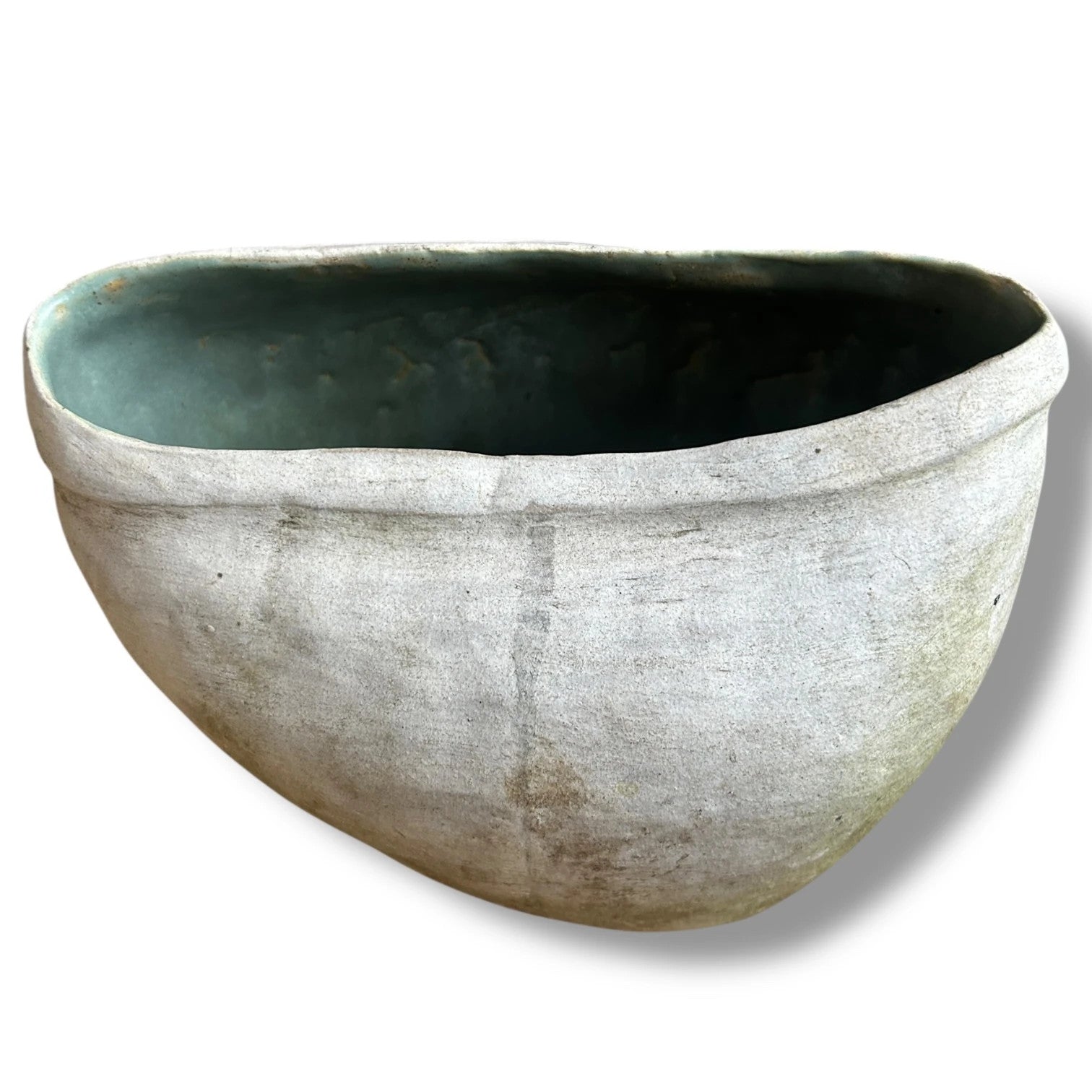 Vintage Studio Pottery Wide Plant Pot by Averil Ainley — view 2
