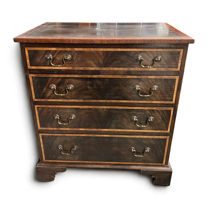 Mid Century Modern English Walnut Chest of Drawers