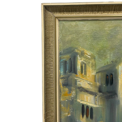 Mid Century Parisian Oil Painting
