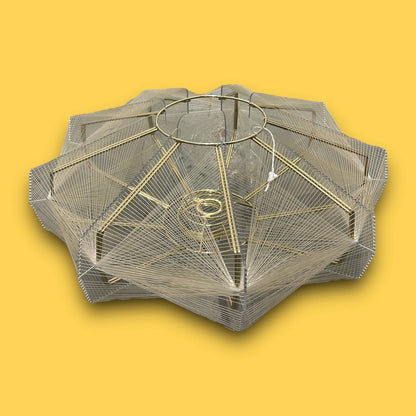 Mid Century Paul Secon Lucite Ceiling Lampshade