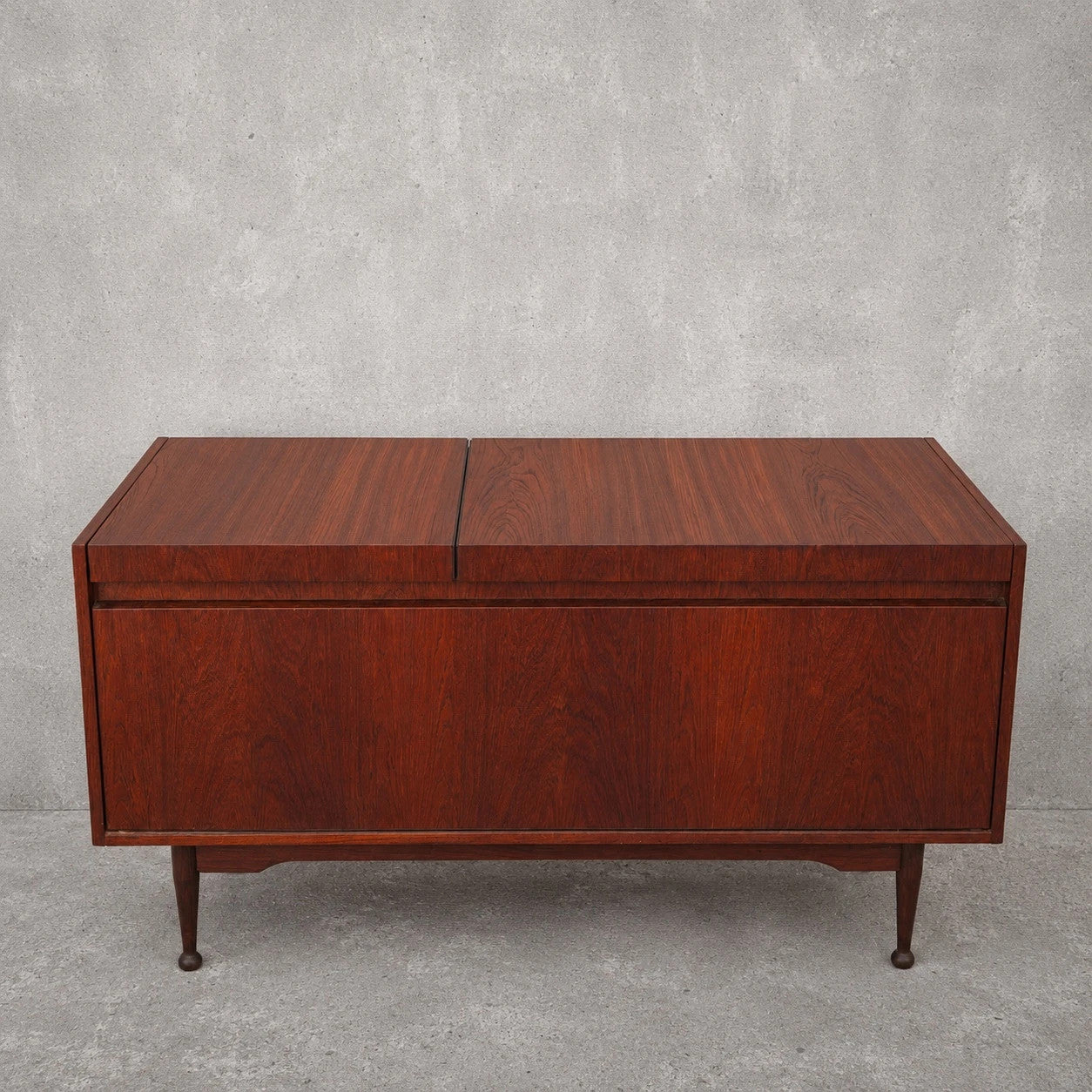 Mid Century Teak Armstrong Radiogram Record Player Cabinet